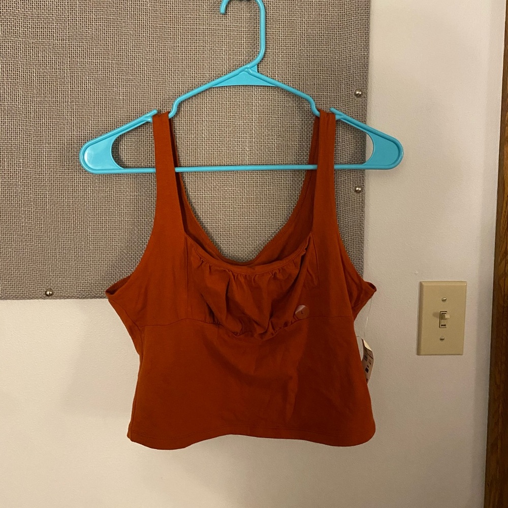 Aero trendy ruffle crop top